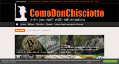 Desktop Screenshot of comedonchisciotte.org