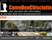 Tablet Screenshot of comedonchisciotte.org