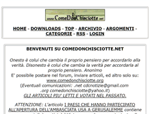 Tablet Screenshot of comedonchisciotte.net